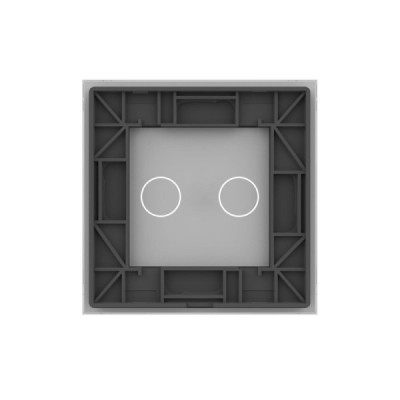 Offrez une finition élégante à votre interrupteur tactile double avec la plaque en verre trempé Livolo (Réf. C7-C2-15). Halo lum