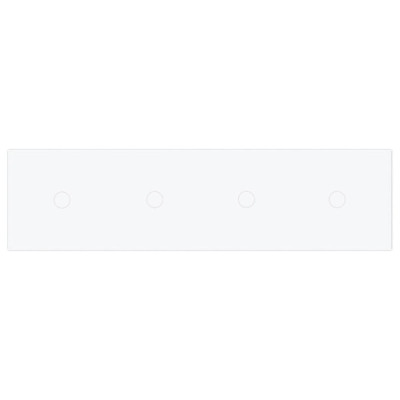 Cadre en Verre Blanc LIVOLO 2 buttons – Élégance et Modernité pour vos Interrupteurs Tactiles