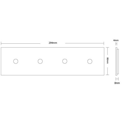 Cadre en Verre Blanc LIVOLO 2 buttons – Élégance et Modernité pour vos Interrupteurs Tactiles