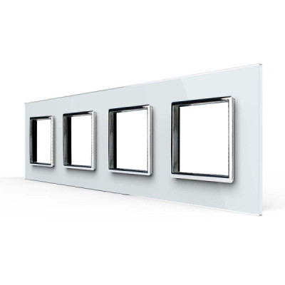 Plaque 4 prises Livolo – Design Moderne & Sécurité Électrique