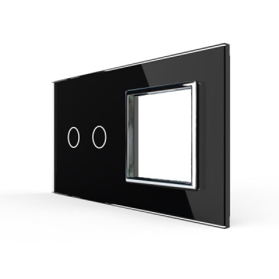 Plaque Livolo Finition Noir – Design Moderne & Performance