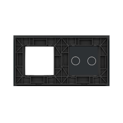 Plaque Livolo Finition Noir – Design Moderne & Performance