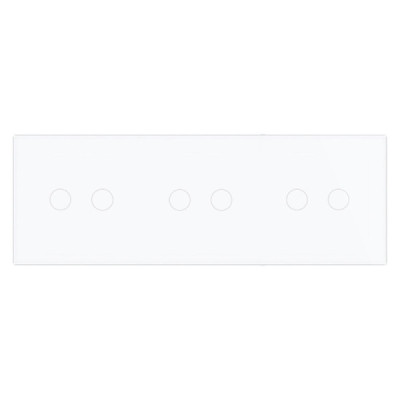 Cadre en Verre LIVOLO 3-buttons - Élégance et Modernité pour Vos Interrupteurs Tactiles