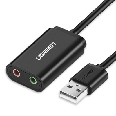 UGREEN Carte Son Externe USBA vers Adaptateur USB vers Jack 3,5mm