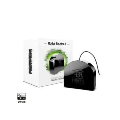 Fibaro Roller Shutter 3 FGR-223 Reconditionné – Micromodule Domotique Z-Wave+ pour Volets Roulants