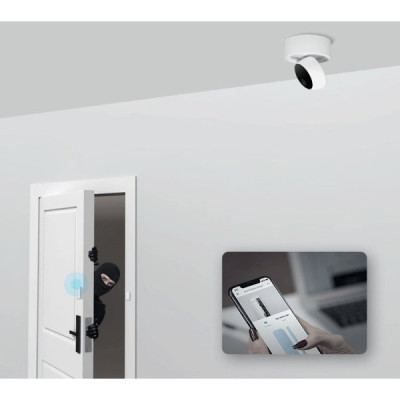 SONOFF GK-200MP2-B – 1080 p HD PTZ 360°, Vision Nocturne IR, Compatible eWeLink Caméra IP Wi-Fi