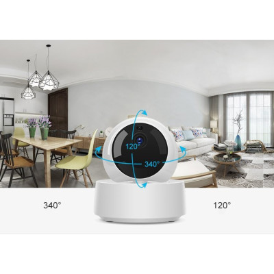 SONOFF GK-200MP2-B – 1080 p HD PTZ 360°, Vision Nocturne IR, Compatible eWeLink Caméra IP Wi-Fi