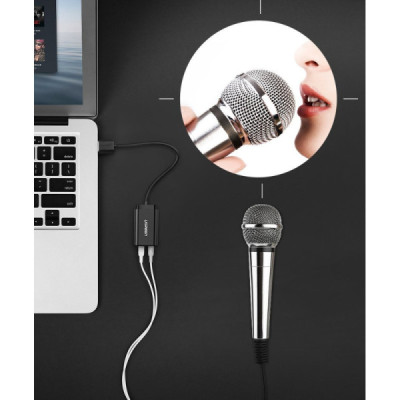 UGREEN Carte Son Externe USBA vers Adaptateur USB vers Jack 3,5mm