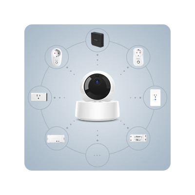 SONOFF GK-200MP2-B – 1080 p HD PTZ 360°, Vision Nocturne IR, Compatible eWeLink Caméra IP Wi-Fi