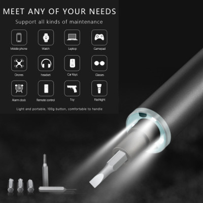 Tournevis Électrique Precision 59 en 1 - USB Rechargeable, LED et Ergonomique