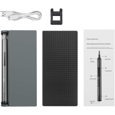 Tournevis Électrique Precision 59 en 1 - USB Rechargeable, LED et Ergonomique