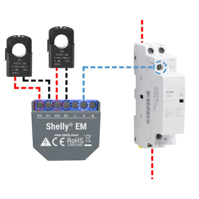 Shelly EM – Compteur d'Énergie Wi-Fi pour Monitorage et Optimisation de la Consommation