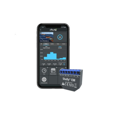 Shelly EM – Compteur d'Énergie Wi-Fi pour Monitorage et Optimisation de la Consommation