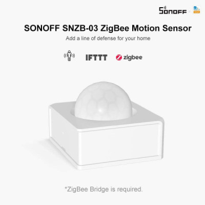 Détecteurede Mouvement ZigBee SONOFF SNZB-03 – Capteurs Sans Fil Intelligents – Compatible eWeLink, Alexa, Google Home
