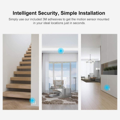 Détecteurede Mouvement ZigBee SONOFF SNZB-03 – Capteurs Sans Fil Intelligents – Compatible eWeLink, Alexa, Google Home