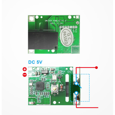 Sonoff Wi-Fi Actionneur de commutation RE5V1C [Option: Tasmota]