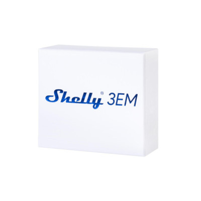 Shelly 3EM – Compteur d'Énergie Wi-Fi Triphasé pour Suivi Énergétique et Photovoltaïque
