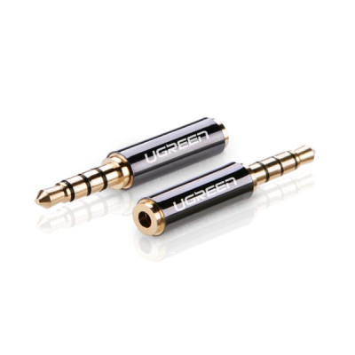 UGREEN Rallonge Jack Audio 3.5 mm TRRS 4 Pôles Nylon Tressé Jack Mâle vers Femelle Câble Extension Audio Stéréo