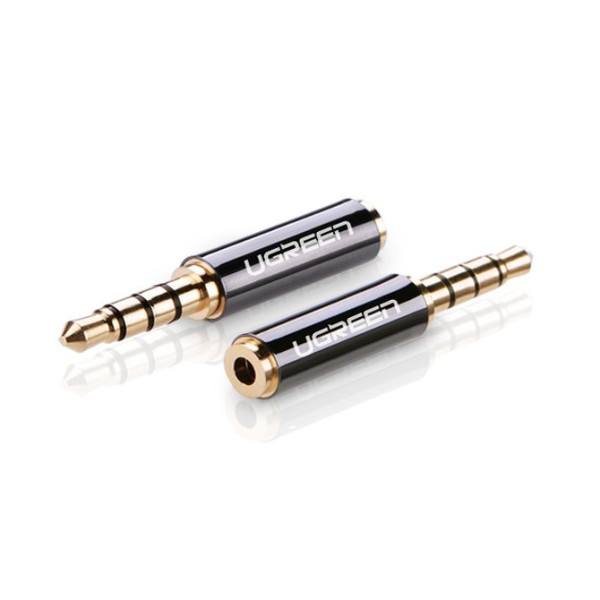 UGREEN Rallonge Jack Audio 3.5 mm TRRS 4 Pôles Nylon Tressé Jack Mâle vers Femelle Câble Extension Audio Stéréo