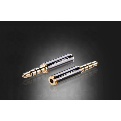 UGREEN Rallonge Jack Audio 3.5 mm TRRS 4 Pôles Nylon Tressé Jack Mâle vers Femelle Câble Extension Audio Stéréo
