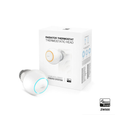 FIBARO Heat Controller Head – Thermostat Z-Wave Plus pour Chauffage (FGT-001)