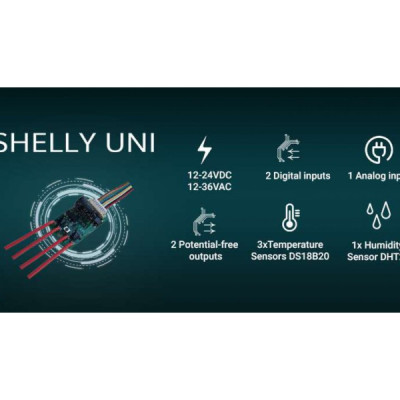 Shelly Uni – Module Universel Intelligent pour Automatisation et Domotique