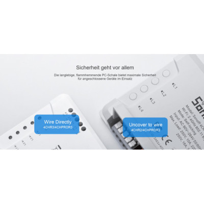 4CH Pro R3 Commutateur Intelligent sans fil WiFi  [Option: Tasmota]