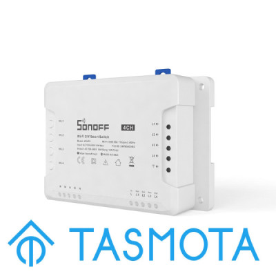 Sonoff 4CHR3 Interrupteur Connecté WiFi 4 Canaux [Option: Tasmota]
