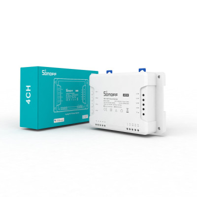 Sonoff 4CHR3 Interrupteur Connecté WiFi 4 Canaux [Option: Tasmota]