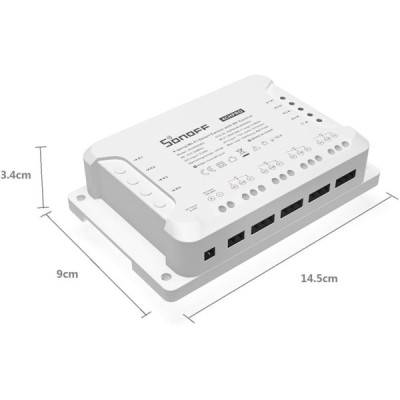 Sonoff 4CHR3 Interrupteur Connecté WiFi 4 Canaux [Option: Tasmota]