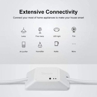 SONOFF BASICZBR3 – DIY ZigBee – Interrupteur Connecté  Compatible Alexa, Google Home, SmartThings [Option: Tasmota]