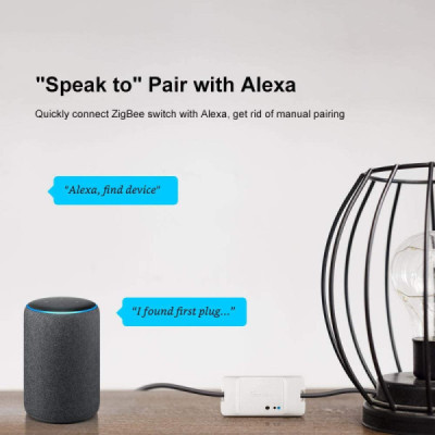 SONOFF BASICZBR3 – DIY ZigBee – Interrupteur Connecté  Compatible Alexa, Google Home, SmartThings [Option: Tasmota]