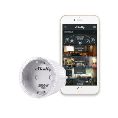Shelly Plug S  – Prises Connectées Intelligentes avec Mesure de Puissance et Minuterie