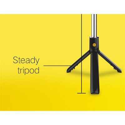 Perche à Selfie Stick Trépied Mobile 3 en 1 – Bluetooth, Extensible & Rotation 270°