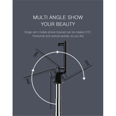 Perche à Selfie Stick Trépied Mobile 3 en 1 – Bluetooth, Extensible & Rotation 270°