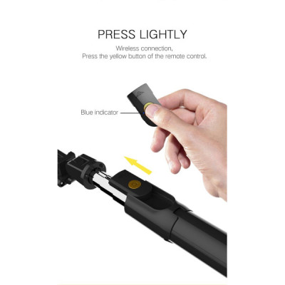 Perche à Selfie Stick Trépied Mobile 3 en 1 – Bluetooth, Extensible & Rotation 270°