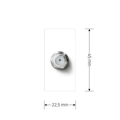 Prise Satellite 1/2 Livolo | Connexion Fiable & Design Moderne Blanc