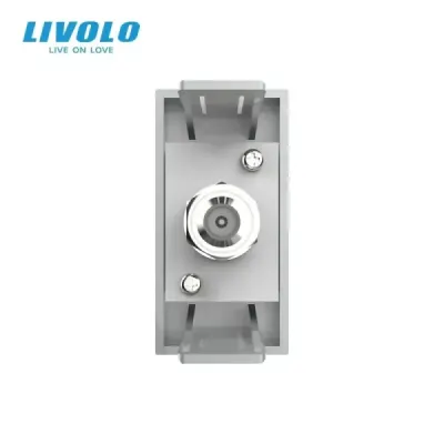 Prise Satellite 1/2 Livolo | Connexion Fiable & Design Moderne Blanc