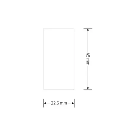 Plaque Aveugle 1/2 Livolo | Finition Blanche & Design Moderne