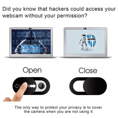 Ensemble de 3 Cache-Webcams TEA224 – Protection adhésive pour PC et Smartphones