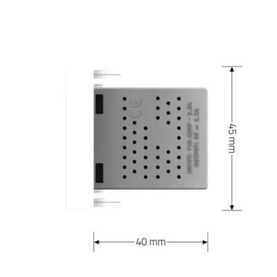 Module USB Livolo | Recharge Rapide & Design Élégant Blanc