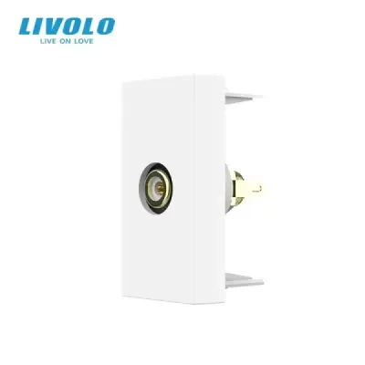 Prise Vidéo Composite Livolo | Connexion RCA & Design Moderne