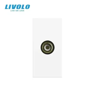 Prise Vidéo Composite Livolo | Connexion RCA & Design Moderne