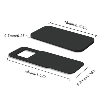 Ensemble de 3 Cache-Webcams TEA224 – Protection adhésive pour PC et Smartphones