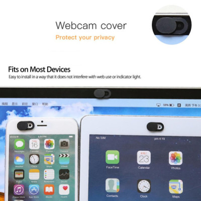 Ensemble de 3 Cache-Webcams TEA224 – Protection adhésive pour PC et Smartphones