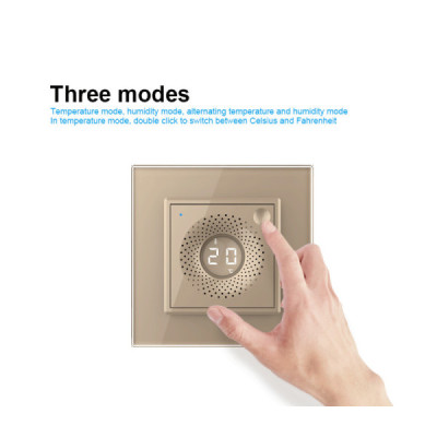 Module Capteur Température & Humidité ZigBee Livolo Blanc | VL-FCEZ-2WP
