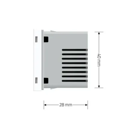 Thermostat Blanc EC-Control Livolo | Régulation Intelligente de Température