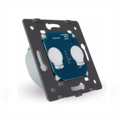 Interrupteur Tactile Sans Fil 2 Voies Livolo VL-C702SR | Domotique Moderne