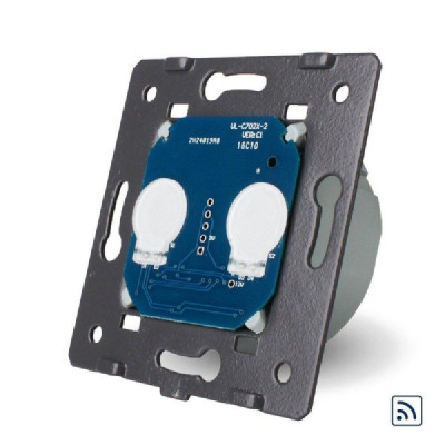 Interrupteur Tactile Sans Fil 2 Voies Livolo VL-C702SR | Contrôle Intuitif de l’Éclairage