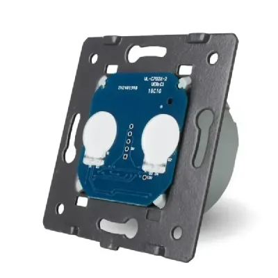 Module Interrupteur Tactile 2 Voies VL‑C702 Livolo | Design Moderne et Intuitif